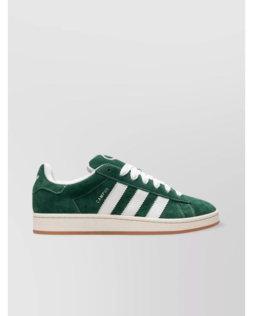 Adidas Green 00S Low-Top Suede Sneakers