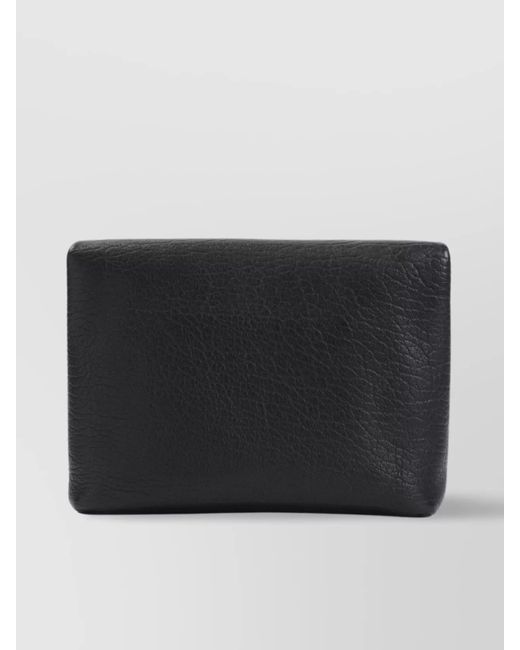 Saint Laurent Black Lamb Leather Envelope Clutch Bag for men