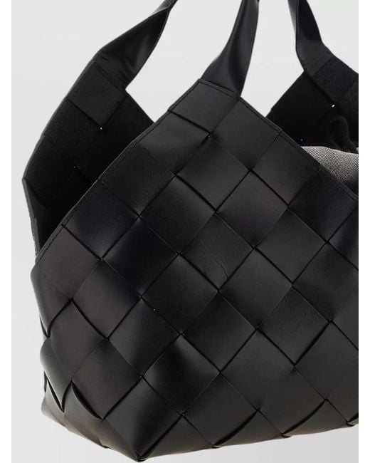 Dragon Diffusion Black Na Leather Tote Bag