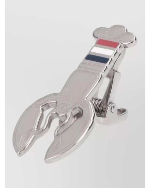Thom Browne White Lobster Brooch Pin Finish Enamel for men