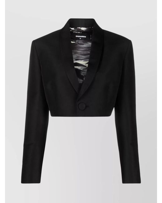 DSquared² Black Spencer Blazer