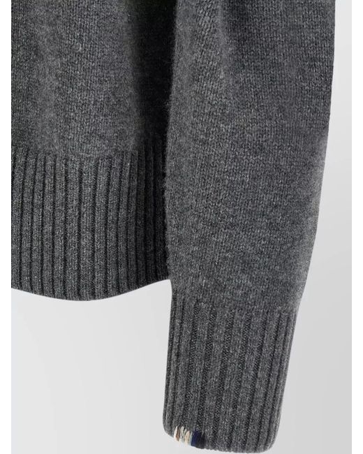 Extreme Cashmere Gray N520 Ordinary Crew Neck Knit Sweater for men