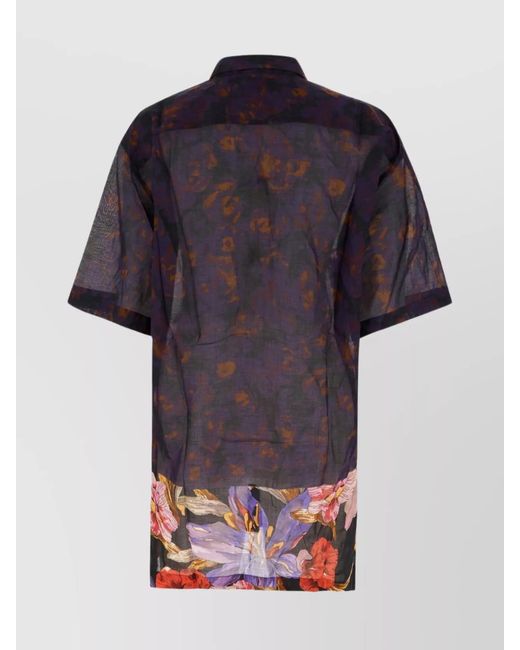 Dries Van Noten Blue Shirt