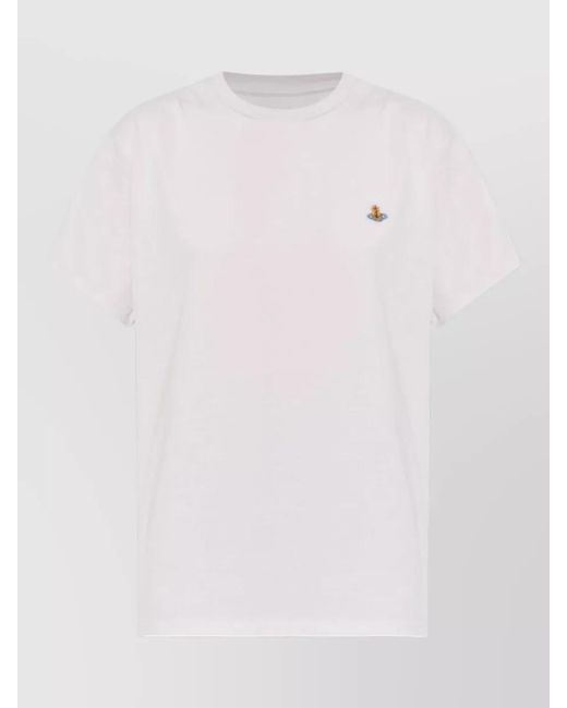 Vivienne Westwood Pink Crew Neck Top Short Sleeves