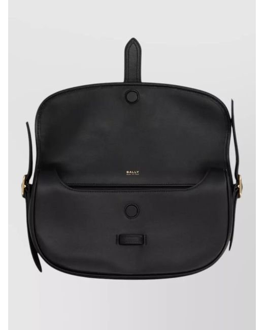 Bally White Beckett Leather Cross-Body Bag