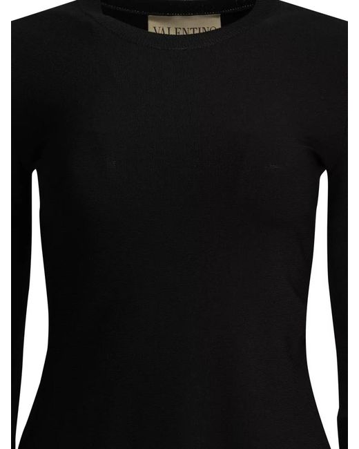 Valentino Black Flared Mini Dress
