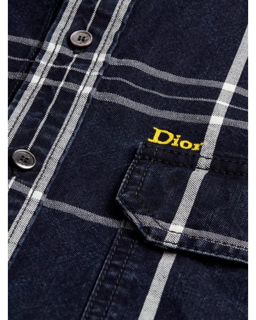 Dior Blue Denim Shirt Jacket for men