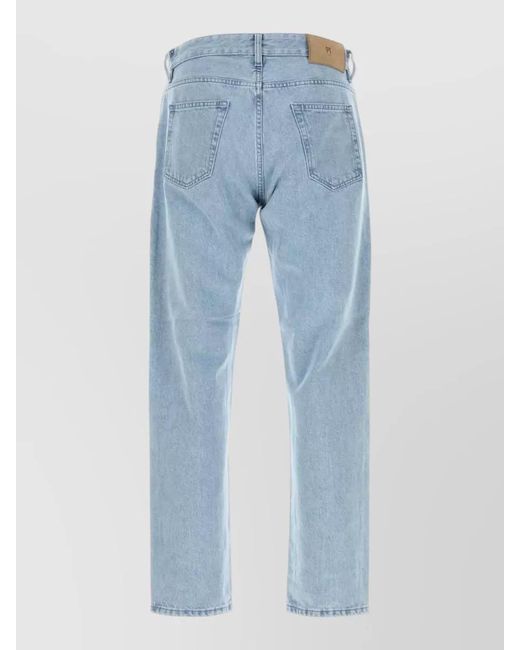 PT Torino Blue Straight Leg Denim Jeans Five Pocket Design for men