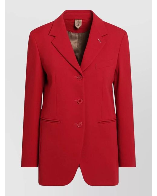 Max Mara Red Blazer