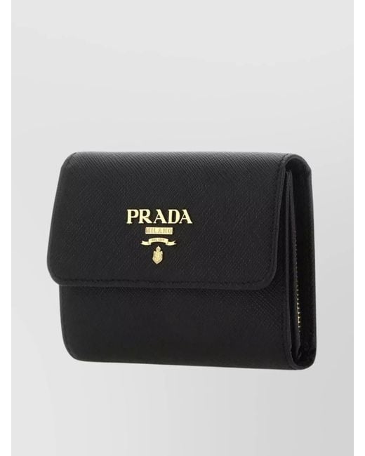 Prada Black Leather Wallet