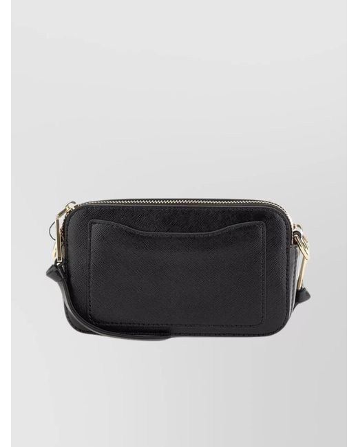 Marc Jacobs Black The Snapshot Leather Shoulder Bag