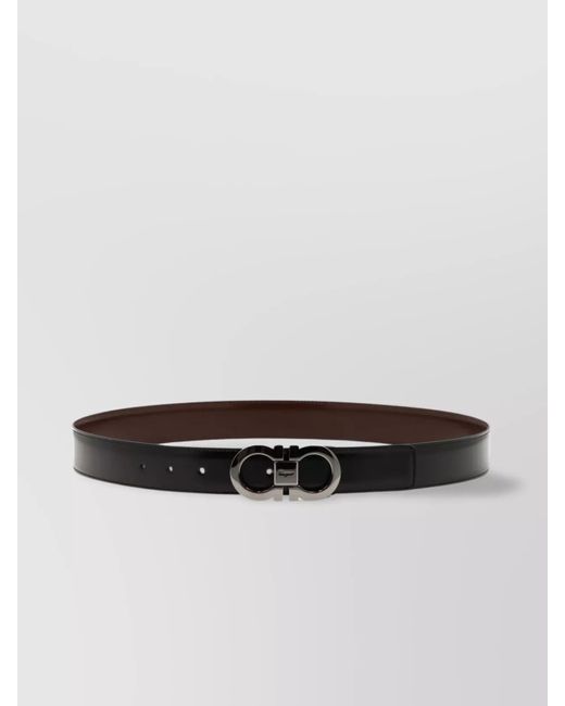 Ferragamo Multicolor Adjustable Reversible Belts For Versatile Style for men