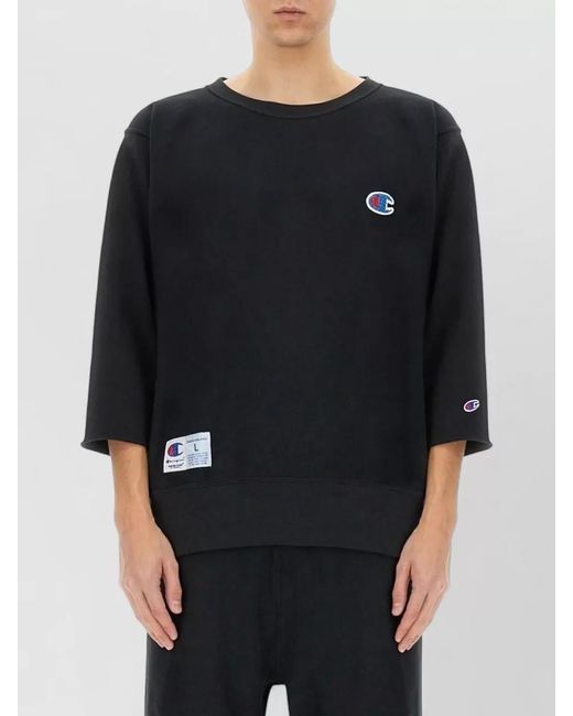 Undercover Black Champion Knit Crew Neck Longline Top