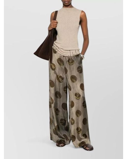Uma Wang Natural Sleeveless Wool Top