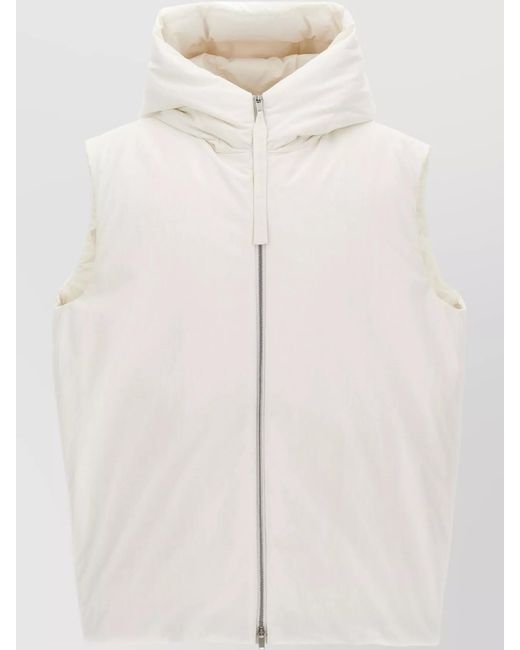 Jil Sander Natural Polyester Vest for men