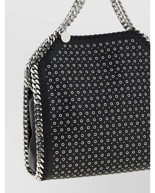 Stella McCartney Black Mini Falabella Shoulder Bag