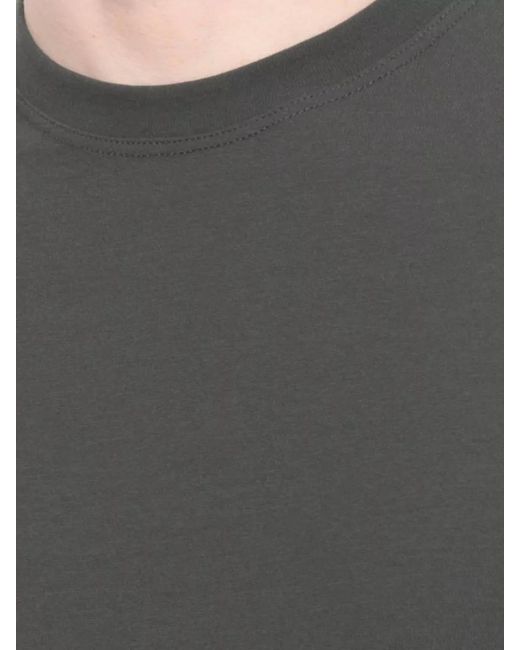 Zanone Green Crewneck T Shirt Short Sleeves for men