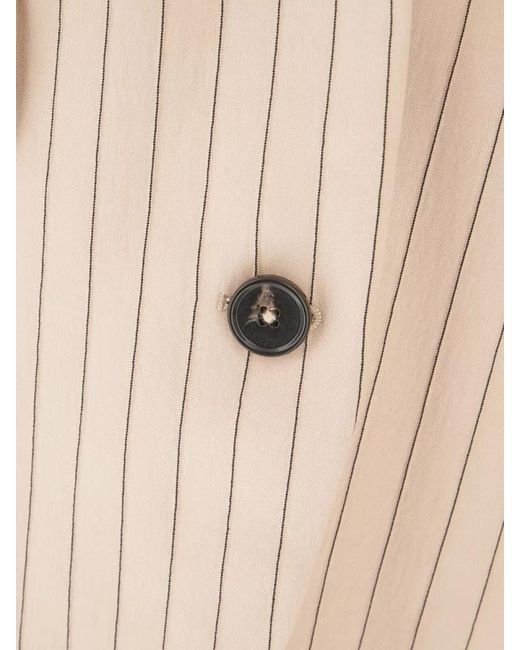Paul Smith Natural Embroidered Blazer