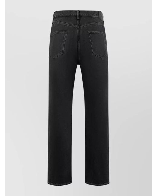 Saint Laurent Black Denim Straight-Leg Jeans for men