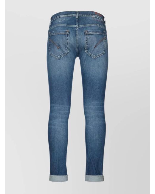 Dondup Blue Denim Skinny Trousers for men