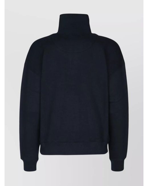 Maison Kitsuné Blue Cotton Sweatshirt