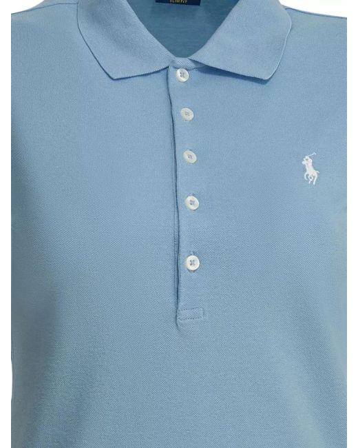 Polo Ralph Lauren Blue Slim-Fit Polo Shirt