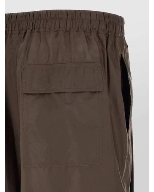 Rick Owens Brown Knee-Length Kilt Shorts for men