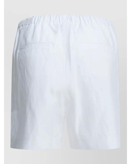 Loulou de Saison White Tailored Shorts