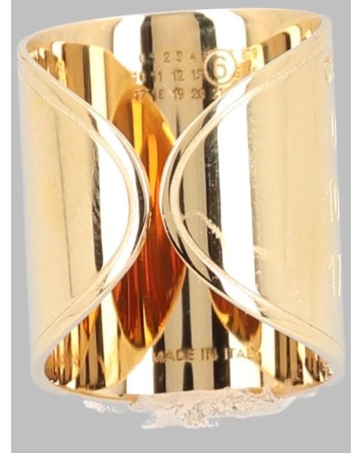 MM6 by Maison Margiela Metallic Logo Ring