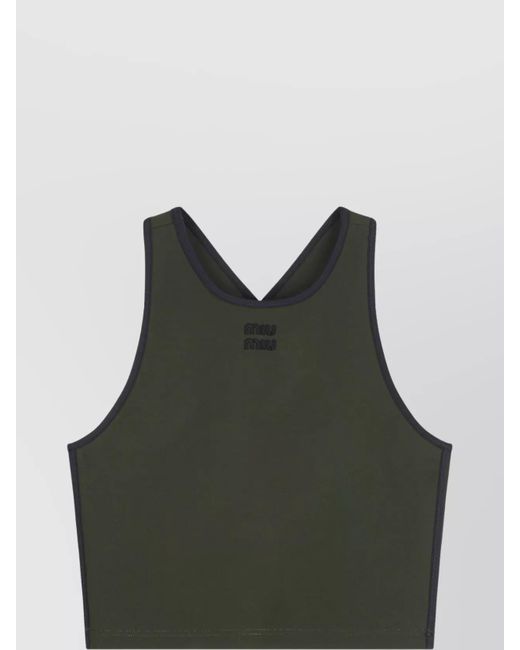 Miu Miu Green Tank Top