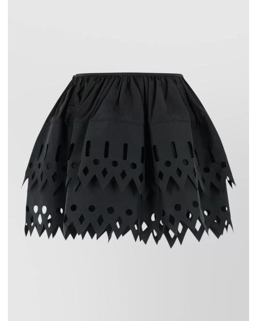 Blumarine Black Full Skirt