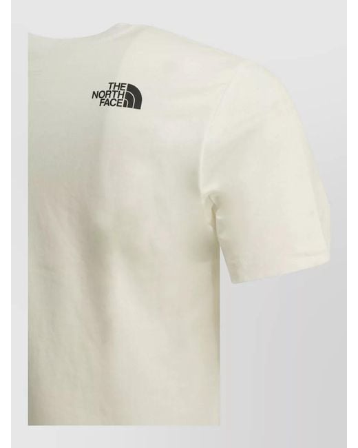 The North Face White Crew Neck Short Sleeve Regular Fit Shirt for men