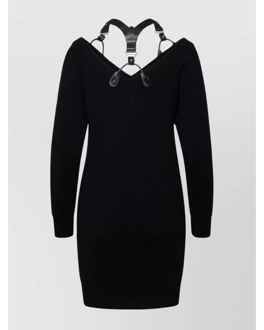 Moschino Black Wool Dress