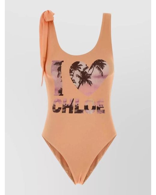 Chloé Multicolor Stretch Swimsuit