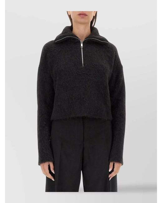 Sportmax Black Alpaca Regular-Fit Jumper