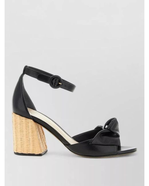 Alexandre Birman Black Leather Sandals