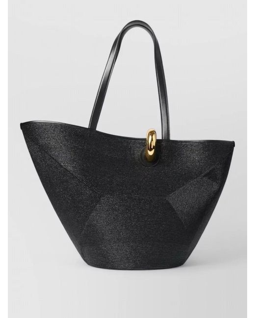 Jacquemus Black Le Bambola Nylon Tote Bag