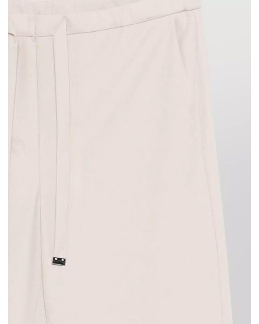 Max Mara Natural Straight-Leg Cropped Wool Trousers