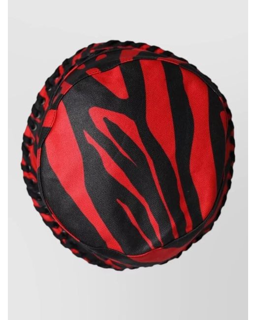Dolce & Gabbana Red Striped Wide Brim Bucket Hat