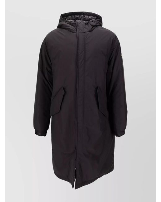 Moncler Blue Long Down Parka for men