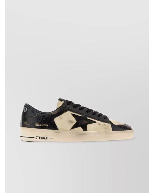 Golden Goose Deluxe Brand Multicolor Leather And Suede Stardan Sneakers for men