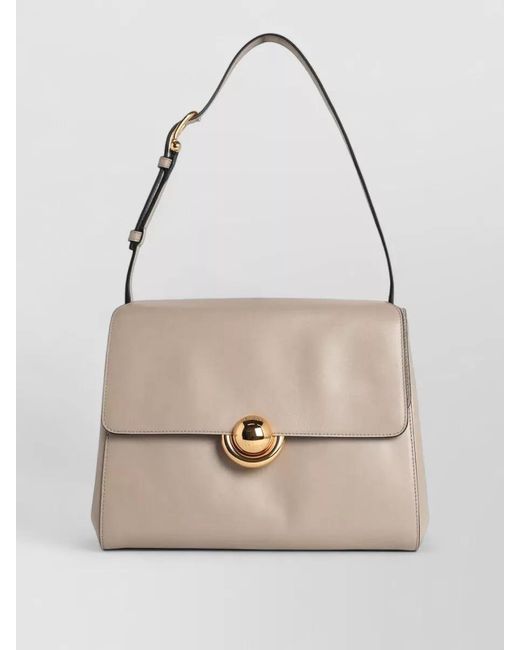 Furla Natural Na Small Leather Shoulder Bag