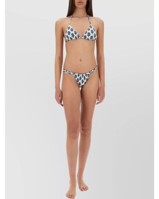 Mc2 Saint Barth Blue Bikini Bottom