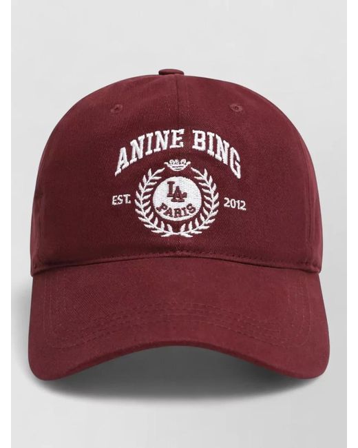 Anine Bing Red Cap Shape Hair Accessory Design