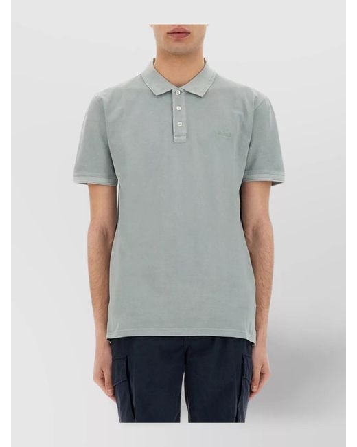 Woolrich Gray Mackinack Polo Shirt for men