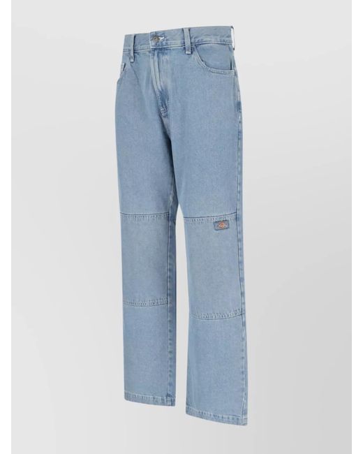 Dickies Blue Straight-Leg Trousers for men