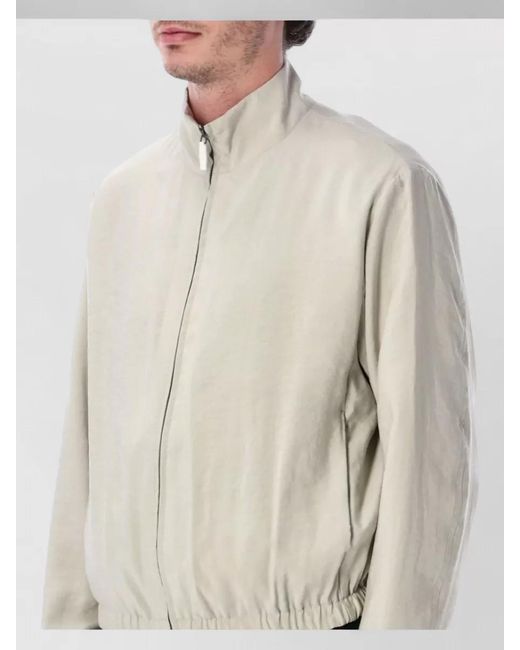 Emporio Armani Natural Zipped Jacket for men