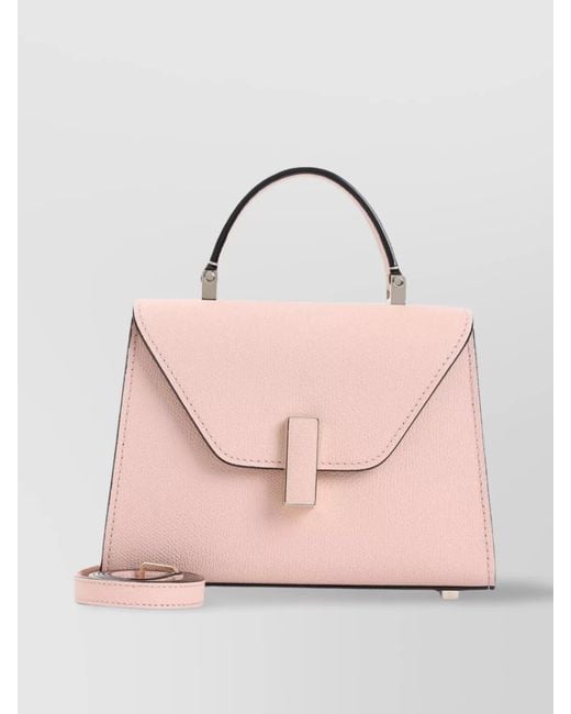 Valextra Pink Micro Iside Crossbody Bag