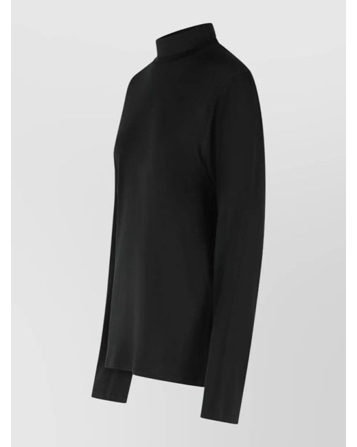 Rier Black Virgin Wool Sweater