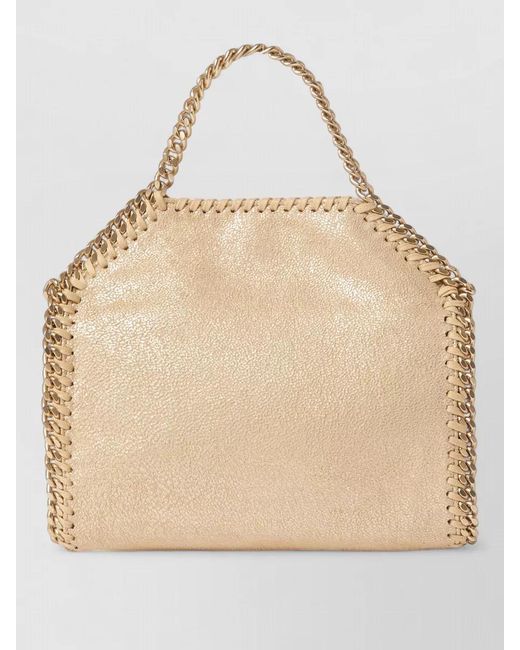 Stella McCartney Natural Falabella Tiny Clutch Bag
